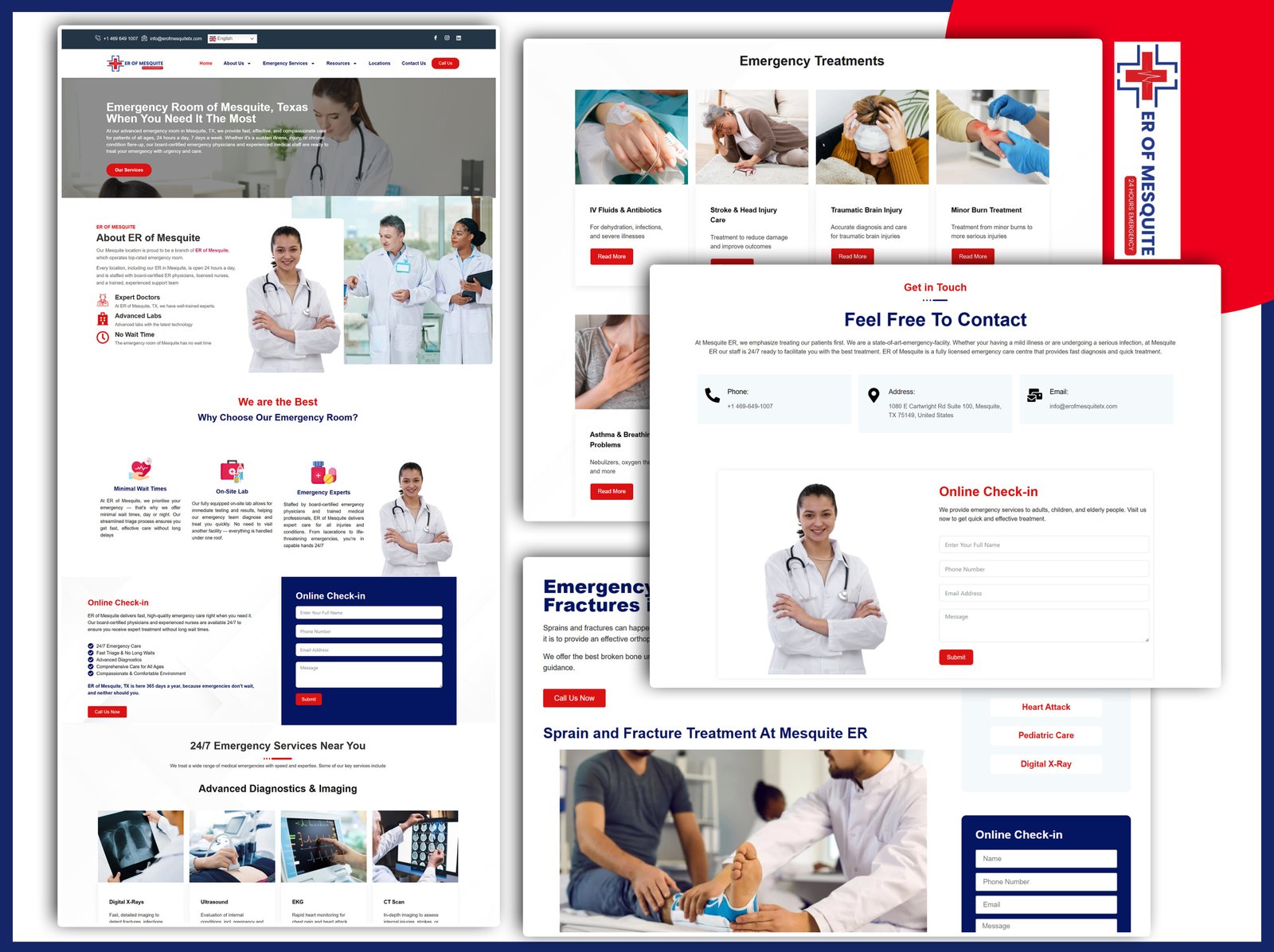 ER of Mesquite — custom-built freestanding ER website